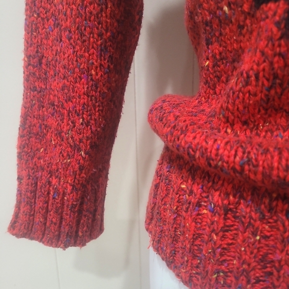 Vintage Wool Blend Sweater Southwestern Jumper LizWear Sz M Petite Shoulder Pads - Picture 7 of 9